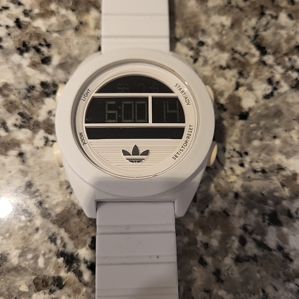 Adidas Watch White Stainless Steel Caseback Men's (ADH2908)
